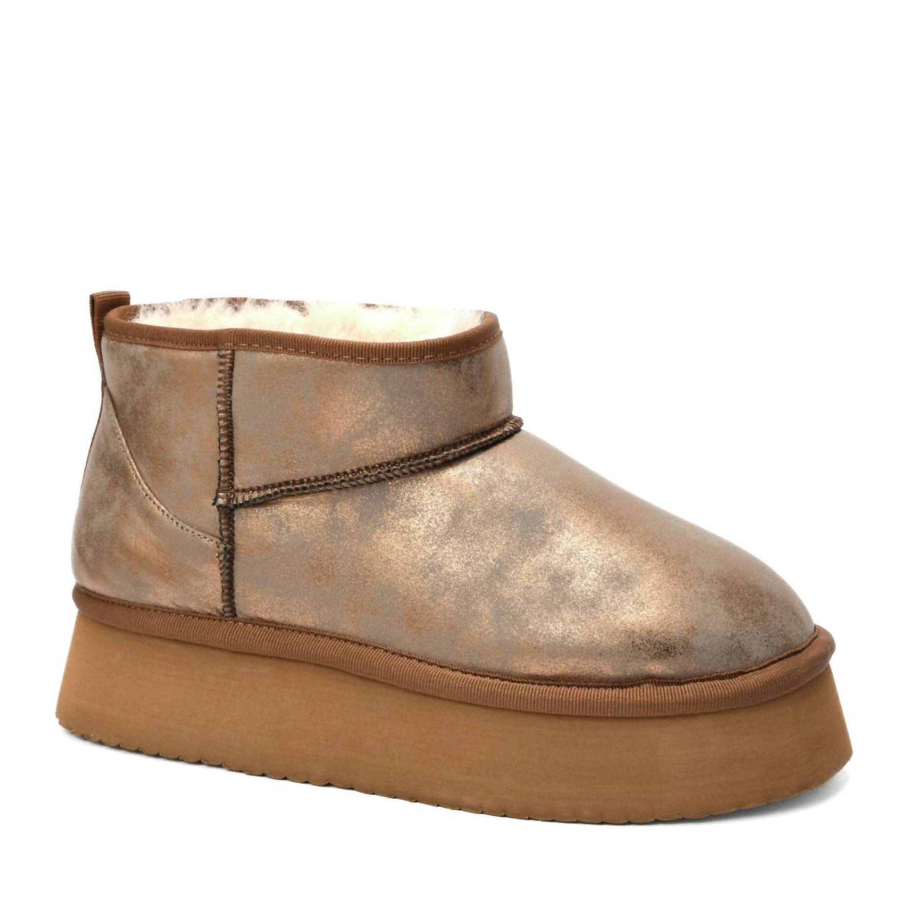 New Corkys Footwear Women's Room Service Shoes In Washed Bronze Metallic
